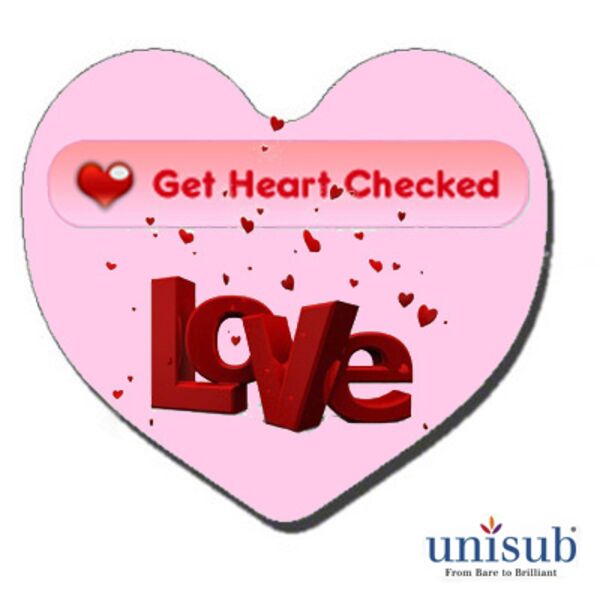 Heart Shaped Plastic Photo Magnet Thumbnail