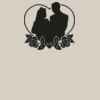 Canvas Tote with Contrasting Handles Thumbnail
